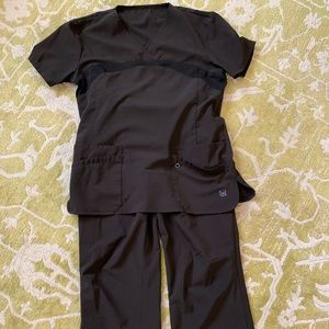 Urbane performance scrubs.